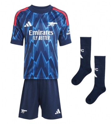 Arsenal Piero Hincapie #5 Udebanetrøje Børn 2025-26 Kortærmet (+ Korte bukser)